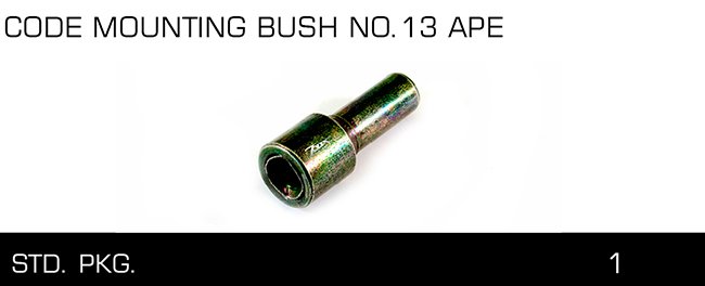 CODE MOUN TING BUSH NO 13 APE CODE MOUN TING BUSH NO 13 APE